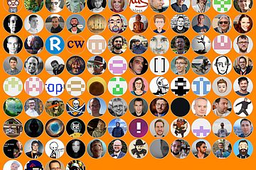 A grid of avatars.
