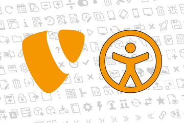 TYPO3 and Accessibility logos