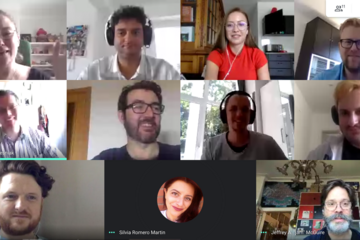 Screenshot of 11 people in video chat.