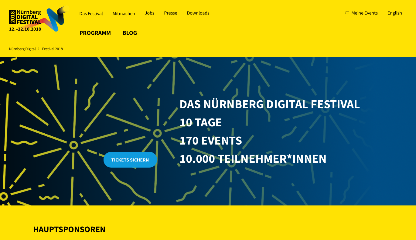 Screenshot of nuernberg.digital